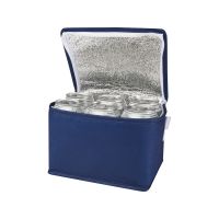 Spectrum нетканая сумка-холодильник, 4 л, на 6 банок, из переработанных материалов, ярко-синий