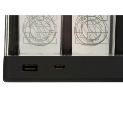 Часы с беспроводной зарядкой Cyber, 10 Вт-8