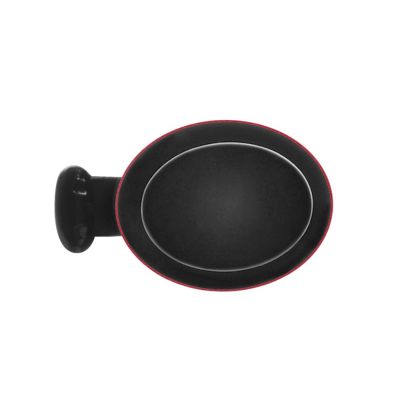 Металлическая шариковая ручка soft touch Ellipse gum, красный-1