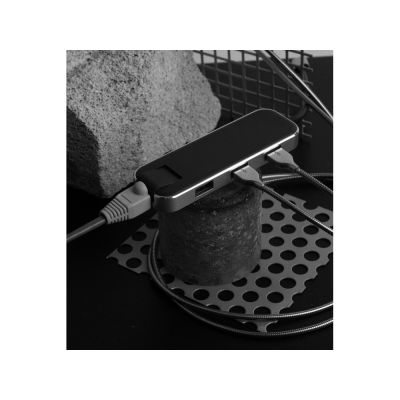 Хаб USB Rombica Type-C Chronos Black-9