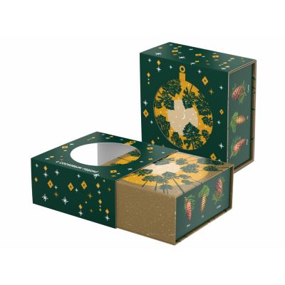 Подарочный набор c чаем С сосновым годом!-3