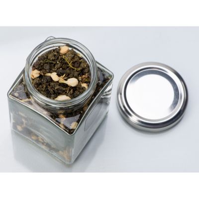 Чай зеленый, серия Bouquet, моли хуа с бутонами жасмина, стеклянная банка-2