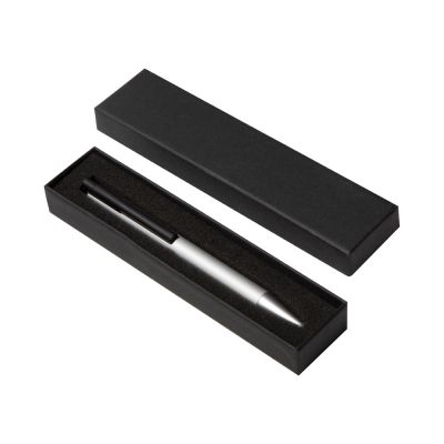 Металлическая шариковая ручка с флеш-картой на 8 Гб Jobs, серебристая-3