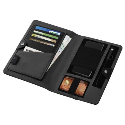 Органайзер с функцией беспроводной зарядки Manner, 5000 mah, черный-5