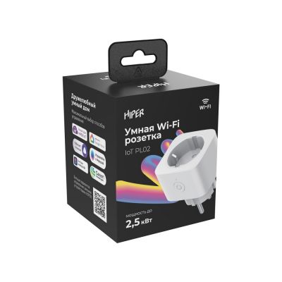 Умная розетка Wi-Fi IoT PL02-4