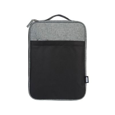 Двухцветный чехол для ноутбука 14 Reclaim объемом 2,5 л, изготовленный из переработанных материалов по стандарту GRS, серый яркий-1