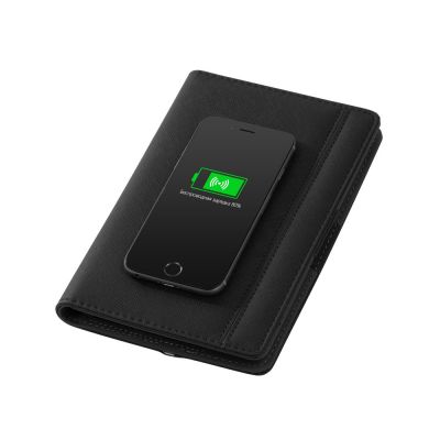 Органайзер с функцией беспроводной зарядки Manner, 5000 mah, черный-3
