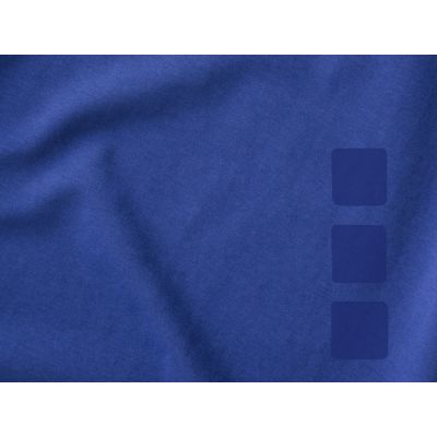 Ponoka мужская футболка из органического хлопка, длинный рукав, синий-3