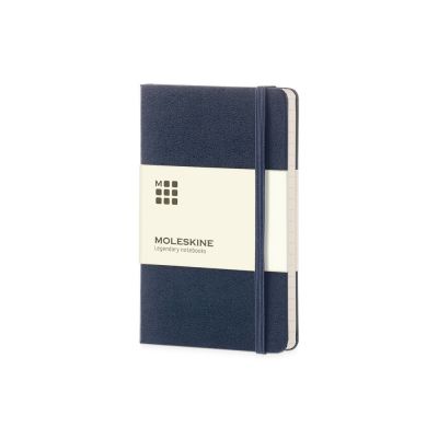 Записная книжка Moleskine Classic (в линейку) в твердой обложке, Large (13х21см), синий-0