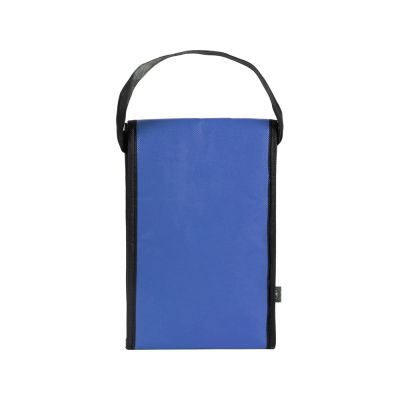 Сумка-холодильник Reviver на липучке из нетканого переработанного материала, синий-3