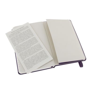 Записная книжка Moleskine Classic (в линейку) в твердой обложке, Pocket (9x14см), фиолетовый-3