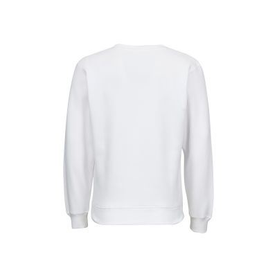 Свитшот оверсайз Lisbon унисекс, белый-2