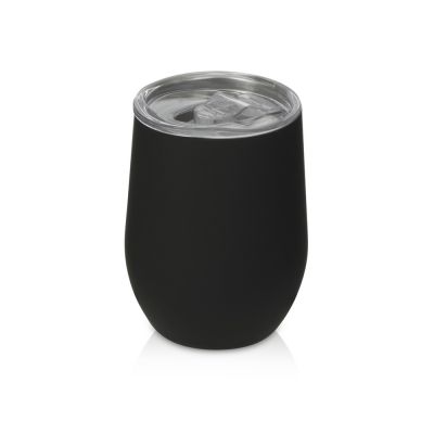 Термокружка Vacuum mug C1, soft touch, 370мл, черный-0