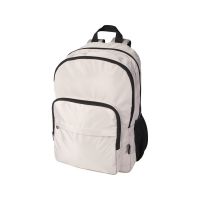 Рюкзак для ноутбука Trend Plus 15GRS из переработанного материала объемом 20 литров, овсяный