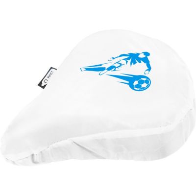 Водонепроницаемый чехол для велосипедного седла из переработанного ПЭТ Jesse, белый-2