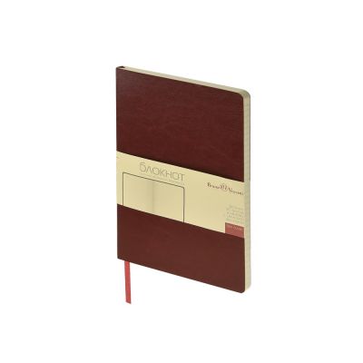 Блокнот А5 Megapolis Flex Nebraska, бордовый-0