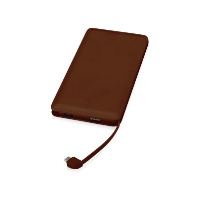 Портативное зарядное устройство Стор, 10000 mAh, коричневый-1