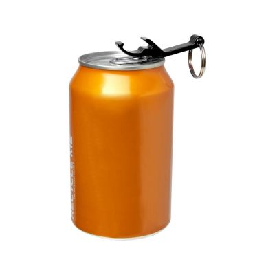 Брелок-открывалка Tao из переработанного алюминия - Черный-3