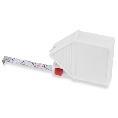 Брелок-рулетка Домик, 1 м., белый-1