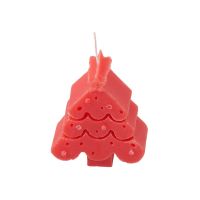 Свеча Елочка, красный