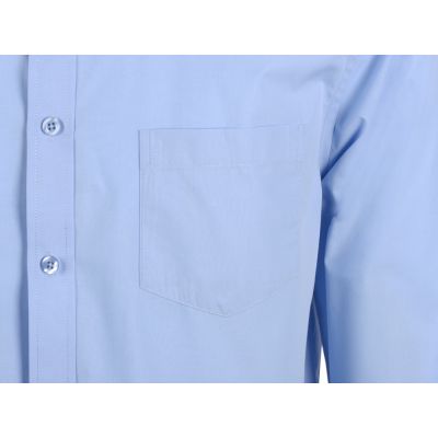 Рубашка Houston мужская с длинным рукавом, голубой-3