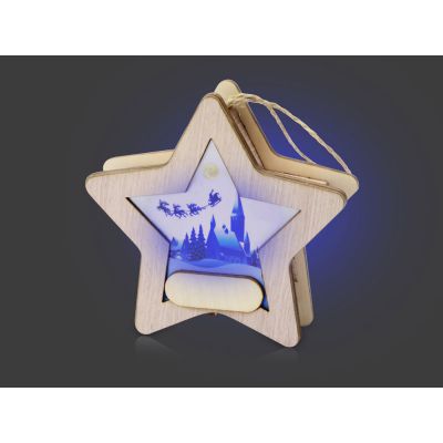 Подвеска с подсветкой, звезда-7