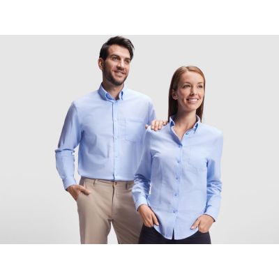 Рубашка мужская Oxford, небесно-голубой-7