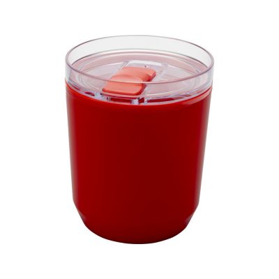 Hudson кружка из переработанного пластика с двойными стенками объемом 180 мл, красный-0