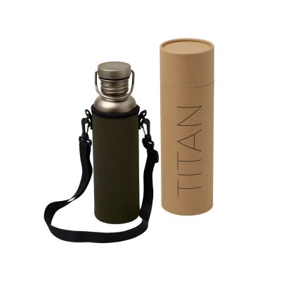 Бутылка для воды из титана Titan, 750ml, темно-серый-12