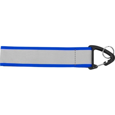 Светоотражающий брелок Reflector, серебристый/синий-1
