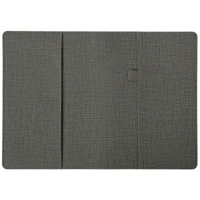 Двустороннее портфолио из рпет-фетра и искусственной кожи Felt, серый-9