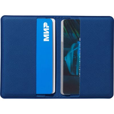 Футляр-книжка на 4-е карты с RFID Favor, синий-3