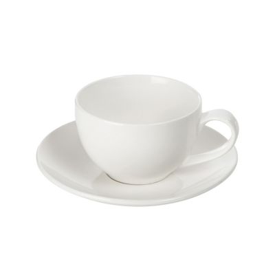 Кофейная пара классической формы Ristretto, 90мл, белый-0