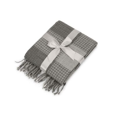 Плед акриловый Gaufre, серый-0