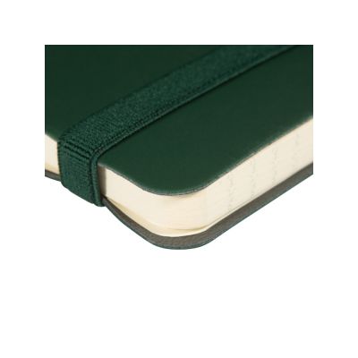 Блокнот А5  City Flex на резинке, зеленый-3