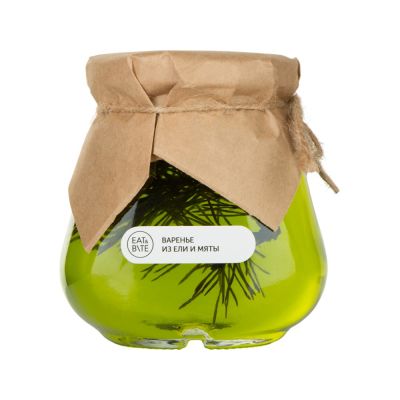 Сувенирный набор Варенье из ели и мяты в подарочной обертке 325 г-1