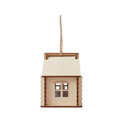 Подвеска с подсветкой домик (с мерцающей свечкой)-4