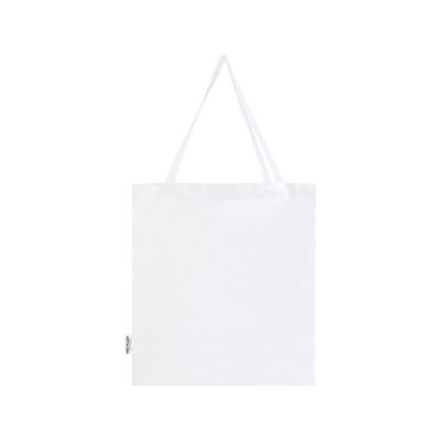 Madras эко- сумка с ластовицей из переработанного хлопка, сертифицированного согласно GRS, плотностью 140 г/м² - Белый-2