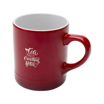 Laguna керамическая кружка объемом 330 мл, красный-3