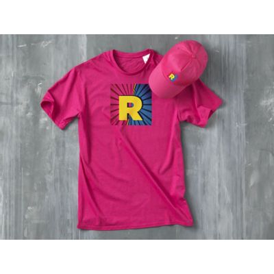 Кепка из 5 панелей Feniks, розовый-3