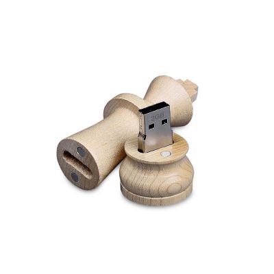 Флешка Ферзь на 16 Гб, белый-0