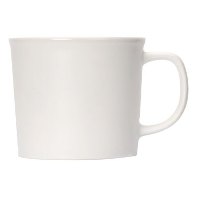 Матовая кружка Nancy 360 мл цветная снаружи, белая внутри, белый-1