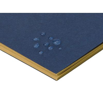 Блокнот Monet, гибкая обложка A5 из моющегося крафта, 32 листа, темно-синий-5