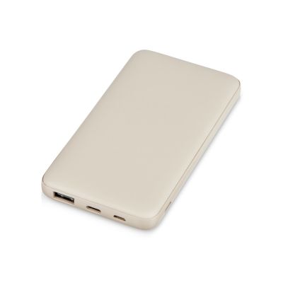 Внешний аккумулятор Reserve Pro, 10 000 mah, бежевый-0