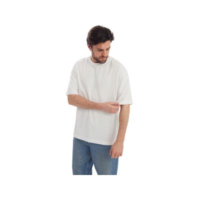 Футболка Kyoto из джерси 180 г/м2 с пич отделкой, унисекс, молочный-3