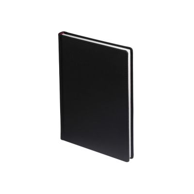 Ежедневник А5 датированный Velvet 2026, черный-0