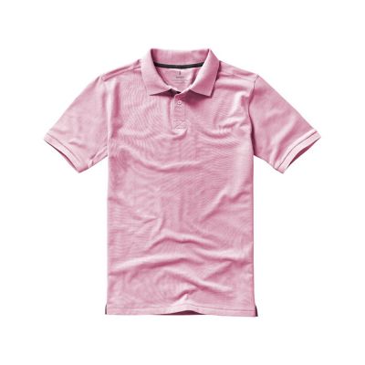 Calgary мужская рубашка-поло с коротким рукавом, light pink-3
