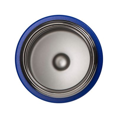 Вакуумная термокружка Waterline с медной изоляцией Bravo, 400 мл, тубус, синий-7