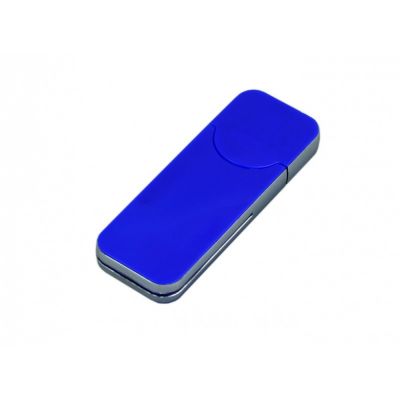 USB-флешка на 16 Гб в стиле I-phone, прямоугольнй формы, синий-0