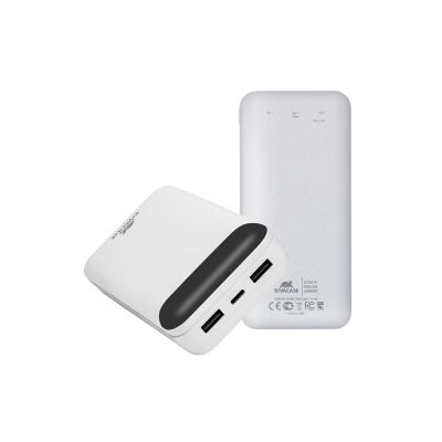 RIVACASE VA2280 (20000mAh) с дисплеем, белый, внешний аккумулятор /24-18